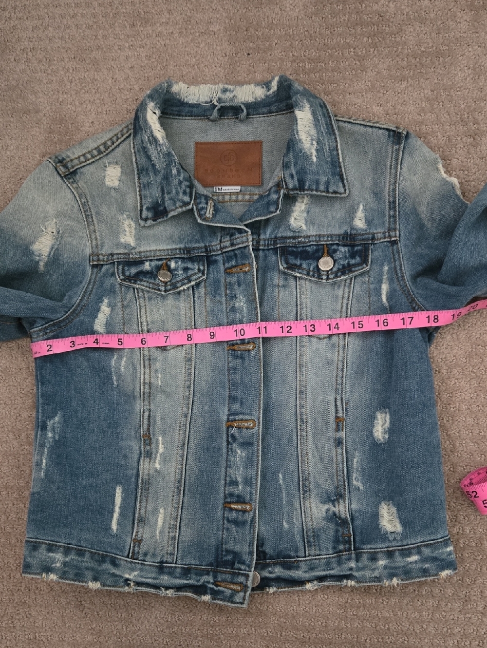 Distressed Denim Jacket - Picture 8 of 8